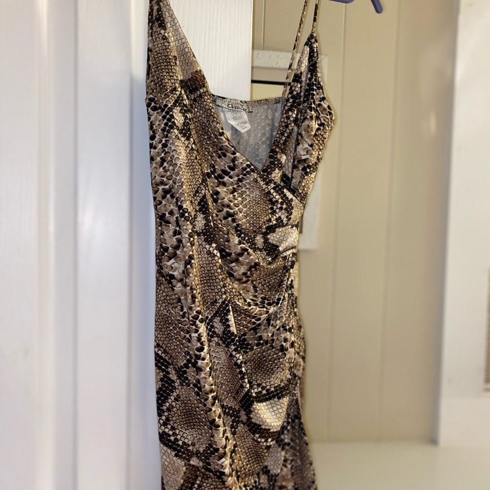 Sexy beautiful snake skin dress 😍